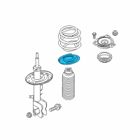 OEM Nissan Murano Front Spring Rubber Seat Lower Diagram - 54035-3JA0A