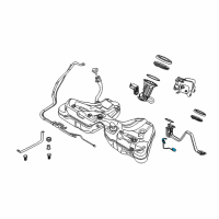 OEM 2007 BMW 525xi Right Fuel Tank Sending Unit Diagram - 16-14-6-765-824