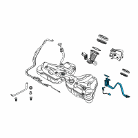 OEM 2006 BMW 525i In-Tank Fuel Pump, Right Diagram - 16-11-7-373-503