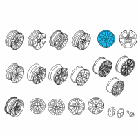 OEM BMW 335i xDrive Light Alloy Rim Diagram - 36-11-6-783-632