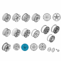 OEM 2010 BMW 328i xDrive Light Alloy Rim Diagram - 36-11-6-783-630