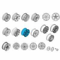 OEM 2012 BMW 328i xDrive Light Alloy Rim Diagram - 36-11-8-036-935
