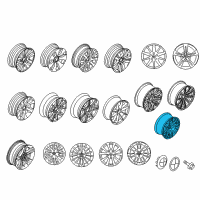 OEM 2013 BMW 328i Light Alloy Rim Diagram - 36-11-2-284-060