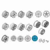 OEM 2009 BMW 335i xDrive Light Alloy Rim Diagram - 36-11-6-775-606