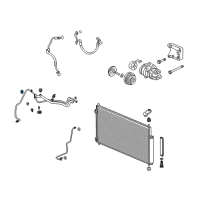 OEM 2015 Honda Fit Cap, Valve (H) Diagram - 80865-SEP-A11