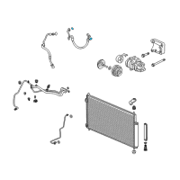 OEM 2020 Honda Civic O-Ring (1/2") Diagram - 80872-SN7-003