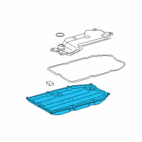 OEM Lexus Pan Sub-Assy, Automatic Transmission Oil Diagram - 35106-50050