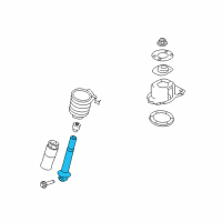 OEM Ford Taurus X Strut Diagram - 8G1Z-18125-B