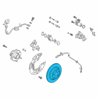 OEM Ford Fusion Rotor Diagram - KS7Z2C026B