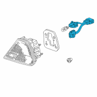 OEM 2000 Honda Accord Wire Assy. Diagram - 33502-S82-A01