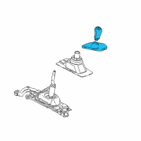 OEM 2016 Chevrolet Camaro Shift Knob Diagram - 24287450