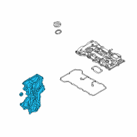 OEM Kia Optima Cover Assembly-Timing Chain Diagram - 213502E411