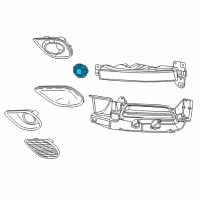 OEM Chrysler Fog Diagram - 68228884AF