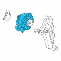 OEM 2001 Mercury Mountaineer Alternator Diagram - 4G7Z10346AARM2