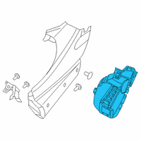 OEM Ram ProMaster 3500 Shield-WHEELHOUSE Diagram - 68193712AC