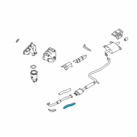 OEM 1998 Nissan Altima Insulator Assy-Front Tube, Lower Diagram - 20520-5E500