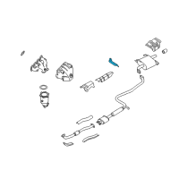 OEM 2000 Nissan Altima INSULATOR-Heat, Rear Floor Diagram - 74762-9E000