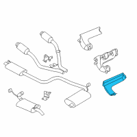 OEM 2000 Chrysler Concorde Shield-Exhaust Manifold Diagram - 4663859