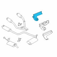 OEM 2000 Chrysler Concorde Shield-Exhaust Manifold Diagram - 4663959