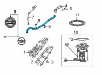 OEM Jeep Wrangler Filler Extension Diagram - 52030402AF