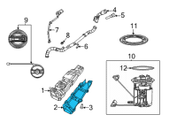 OEM 2022 Jeep Wrangler SKIDPLATE-Fuel Tank Diagram - 68302026AD