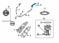 OEM 2022 Jeep Wrangler Tube-Fuel Filler Diagram - 52030401AB