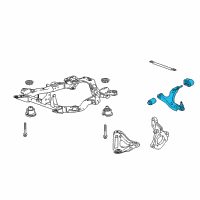 OEM 2017 Chevrolet Equinox Lower Control Arm Diagram - 20945780