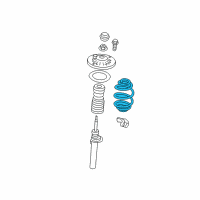 OEM 2011 BMW X3 Front Coil Spring Diagram - 31-33-6-787-142