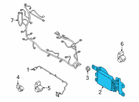 OEM Hyundai Unit Assembly-Front Radar Diagram - 99110-CL500