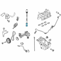 OEM Lincoln Oil Filter O-Ring Diagram - FT4Z-6840-B