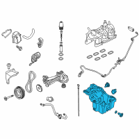 OEM 2017 Ford F-150 Oil Pan Diagram - FL3Z-6675-B