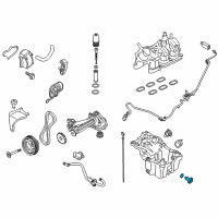 OEM 2018 Ford Edge Drain Plug Diagram - FT4Z-6730-A