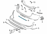 OEM 2022 Hyundai Santa Fe LAMP ASSY-CENTER GARNISH Diagram - 92409-S1510