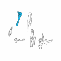 OEM 2006 Honda Civic Coil Assembly B, Plug Diagram - 30521-PWA-S01