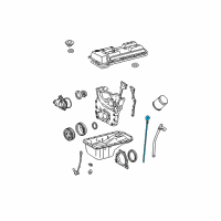 OEM Toyota Dipstick Diagram - 15301-75060