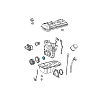 OEM Toyota Previa Front Seal Diagram - 90311-48014