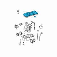 OEM 1997 Toyota 4Runner Valve Cover Diagram - 11201-75020