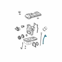 OEM 1996 Toyota Tacoma Guide Tube Diagram - 11409-75041