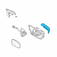 OEM 2004 Honda Accord Cap, Passenger Side Skull (Graphite Pearl) Diagram - 76201-SDC-A11ZF