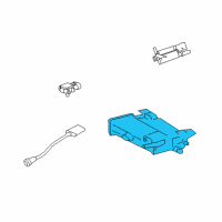 OEM Cadillac SRX Vapor Canister Diagram - 15214438