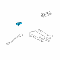 OEM Cadillac SRX Manifold Absolute Pressure Sensor Sensor Diagram - 19180943