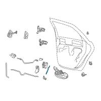 OEM 2006 Ford Taurus Control Rod Diagram - XF1Z-54264A54-AA