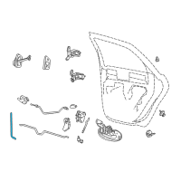 OEM 2005 Ford Taurus Lock Knob Diagram - XF1Z-5426460-AA