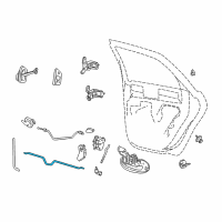 OEM 2002 Ford Taurus Control Rod Diagram - XF1Z-5426420-AA