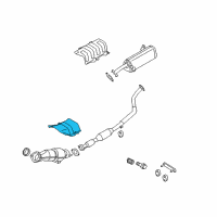 OEM Kia Soul Protector-Heat Front Diagram - 287912K000