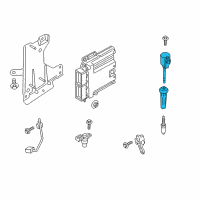 OEM Ford Fusion Coil Diagram - 9E5Z-12029-A