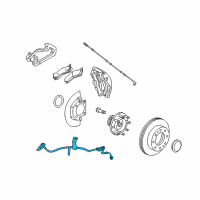 OEM Chevrolet Silverado 2500 HD Brake Hose Diagram - 84260050