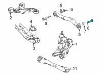OEM 2022 Acura MDX Bolt, Rear (M14X70) Diagram - 90184-TYA-A01