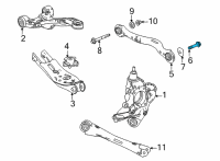 OEM Acura Bolt, Rear (M14X70) Diagram - 90184-TYA-A01