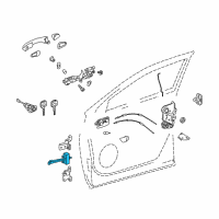 OEM 2018 Toyota Highlander Door Check Diagram - 68620-0E060